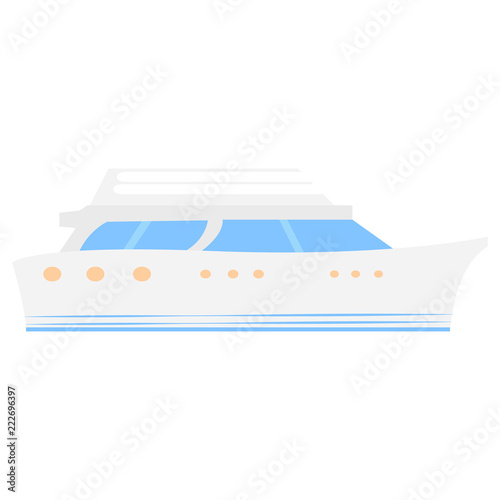 Side view of a vacation cruise