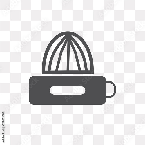 squeezer icon on transparent background. Modern icons vector illustration. Trendy squeezer icons