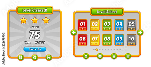 Game User Interface Templates