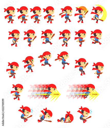 Adventure Boy Game Sprites