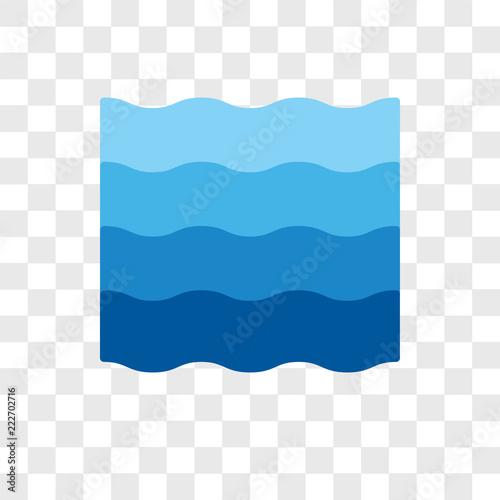 water icons isolated on transparent background. Modern and editable water icon. Simple icon vector illustration.