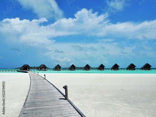 the beach in Maldives