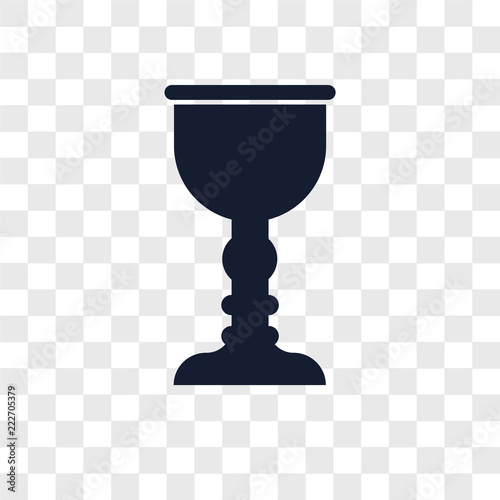 goblet icons isolated on transparent background. Modern and editable goblet icon. Simple icon vector illustration.