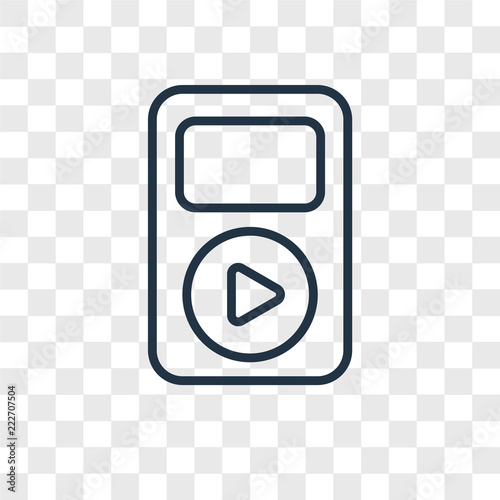 mp3 icons isolated on transparent background. Modern and editable mp3 icon. Simple icon vector illustration.