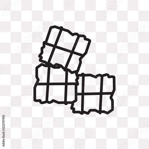 hay icon on transparent background. Modern icons vector illustration. Trendy hay icons