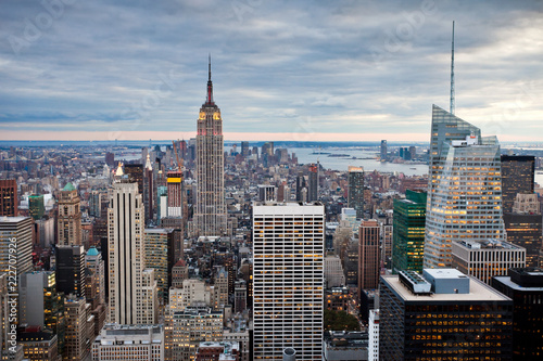 Cityscape of Manhattan  New York  USA