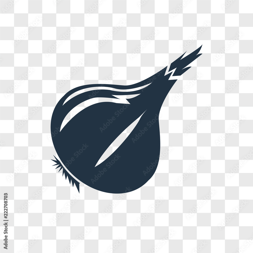 onion icons isolated on transparent background. Modern and editable ...