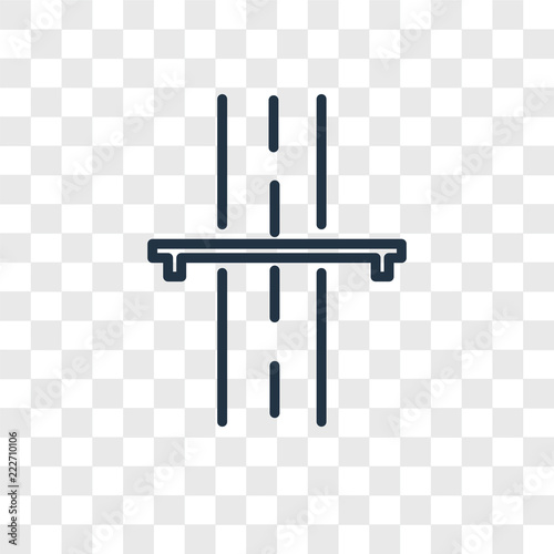 highway icons isolated on transparent background. Modern and editable highway icon. Simple icon vector illustration.