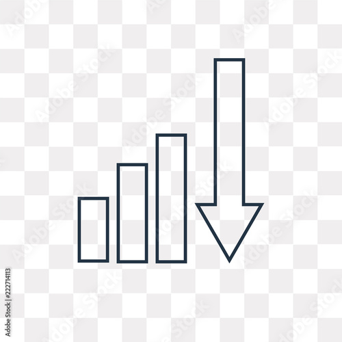 loss icon on transparent background. Modern icons vector illustration. Trendy loss icons