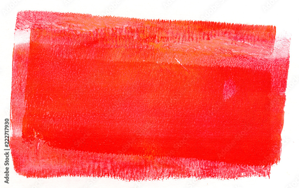 Red hand printed rough background texture Red hand printed rough background texture