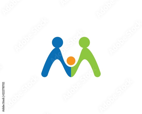 community care Logo template