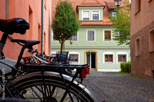 beautiful old architecture of the city of Ansbach