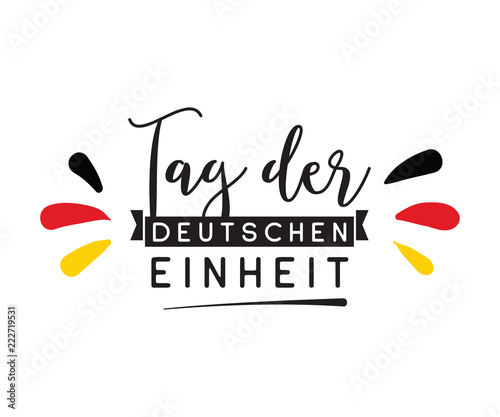 German Unity day, October 3rd.