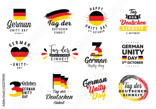 German Unity day, October 3rd.