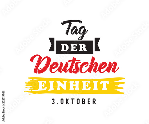 German Unity day, October 3rd.