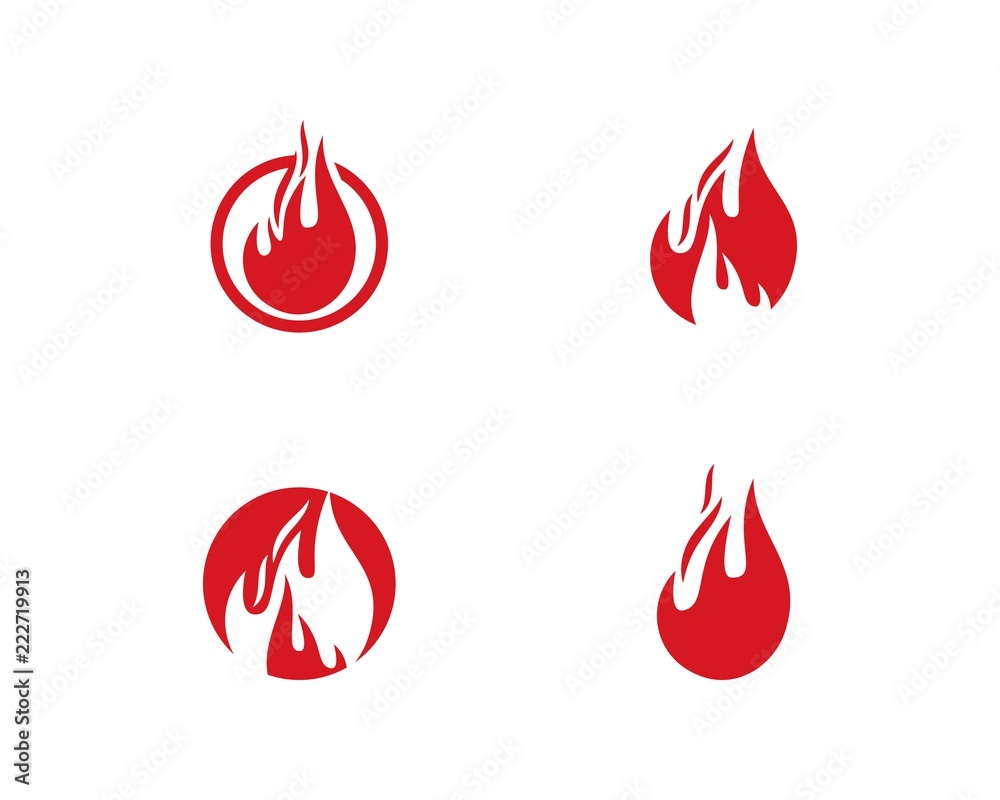 Fire flame Logo Fire flame Logo