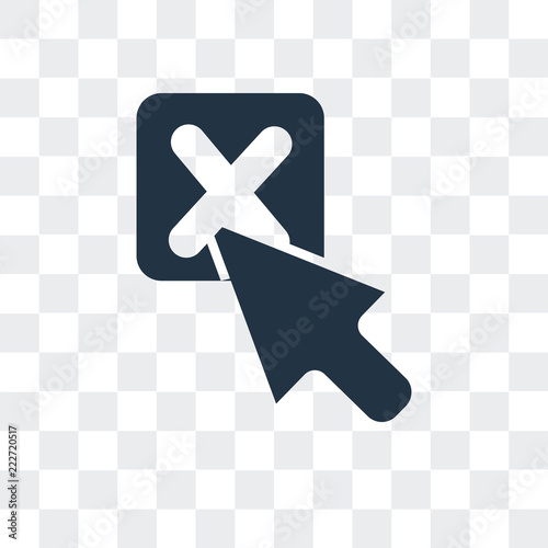 select icon isolated on transparent background. Modern and editable select icon. Simple icons vector illustration.