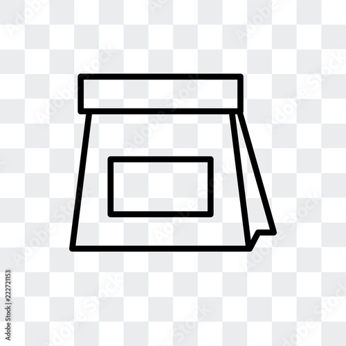 take away icon isolated on transparent background. Modern and editable take away icon. Simple icons vector illustration.
