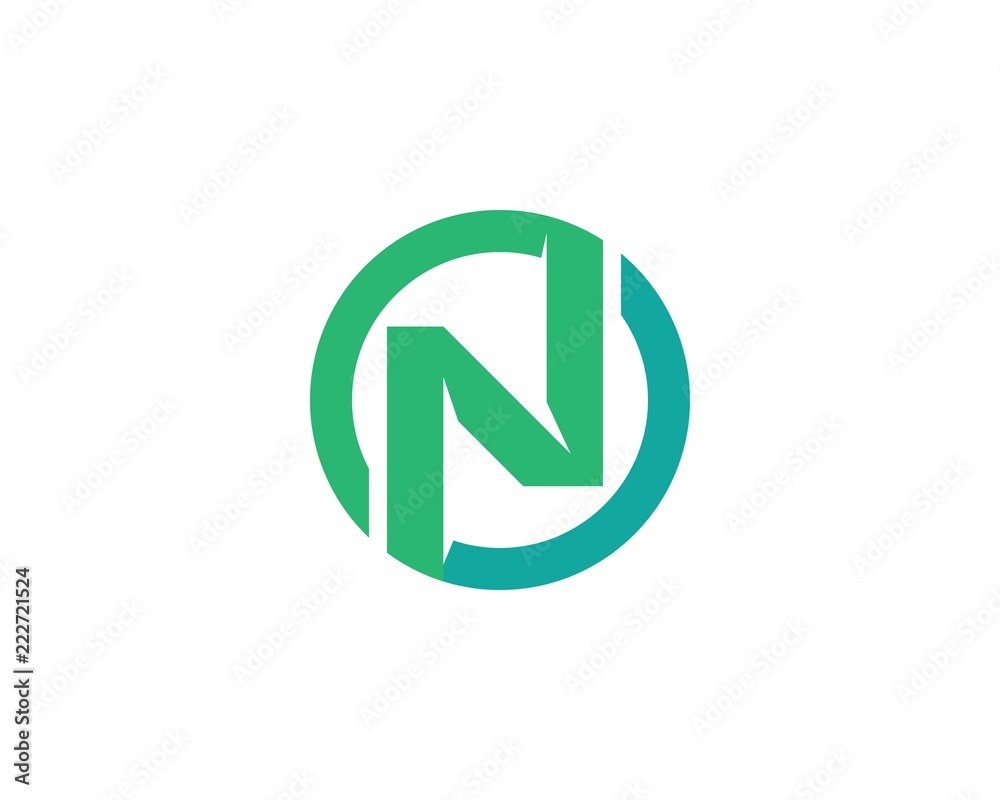 N Letter Logo Template N Letter Logo Template