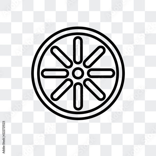 stereoscope icon isolated on transparent background. Modern and editable stereoscope icon. Simple icons vector illustration.