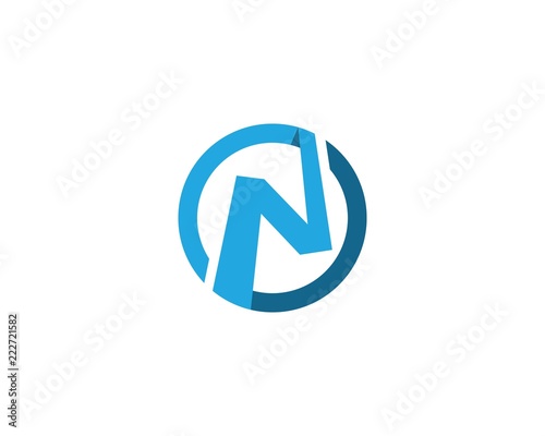 Free Download N Letter Logo Business - GFXLoad