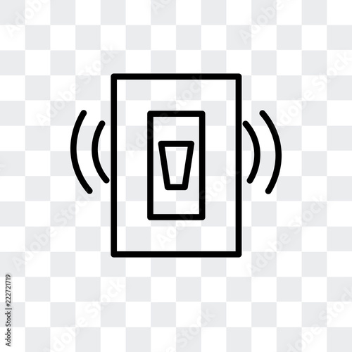 sensor icon isolated on transparent background. Modern and editable sensor icon. Simple icons vector illustration.
