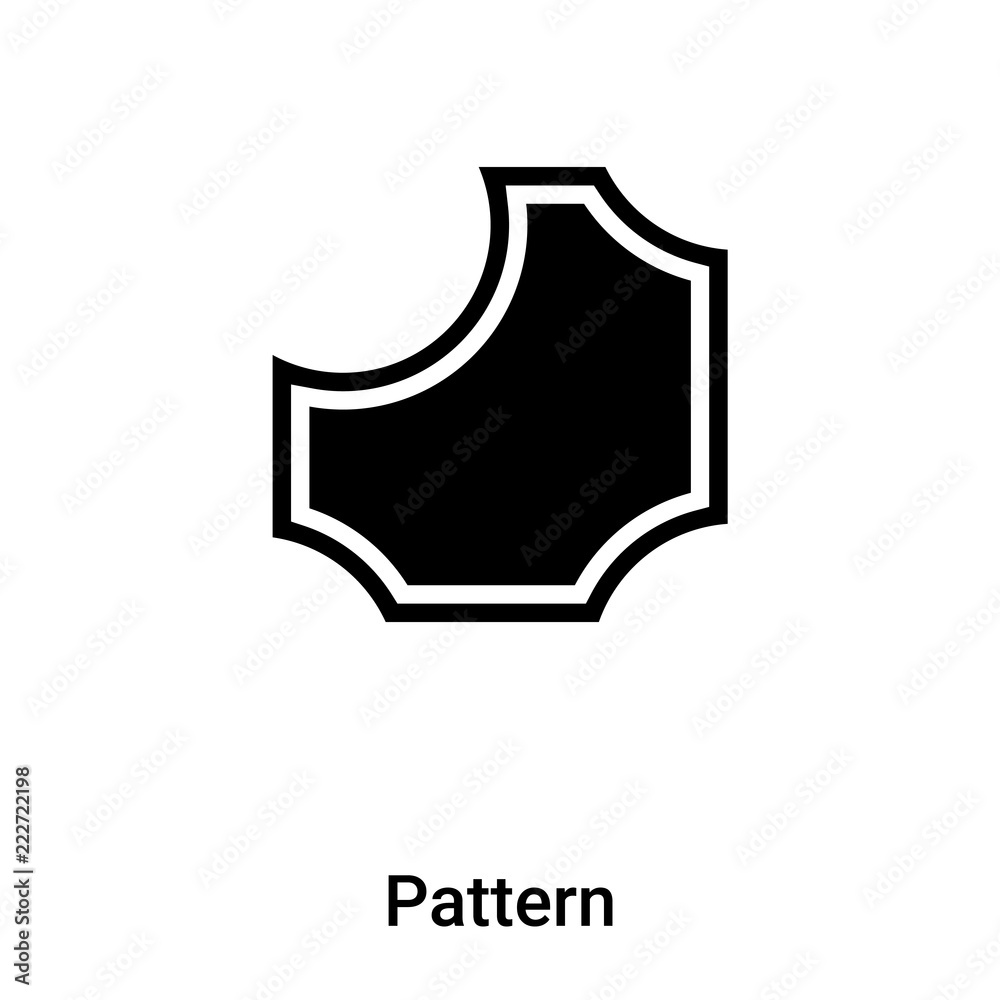 Pattern icon vector isolated on white background, logo concept of Pattern sign on transparent background, black filled symbol Pattern icon vector isolated on white background, logo concept of Pattern sign on transparent background, black filled symbol