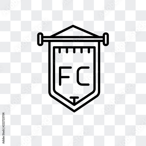pennant icon isolated on transparent background. Modern and editable pennant icon. Simple icons vector illustration.