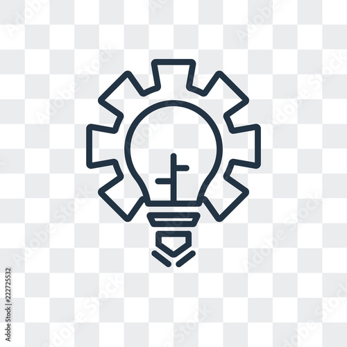 develop icon isolated on transparent background. Modern and editable develop icon. Simple icons vector illustration.