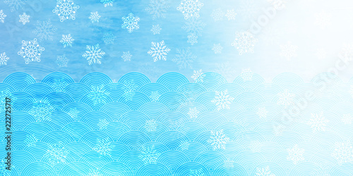 クリスマス　雪　冬　背景 