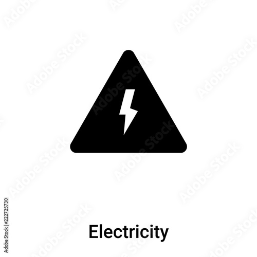 Free Download Electricity icon vector isolated on white background, logo concept of Electricity sign on transparent background, black filled symbol - GFXLoad