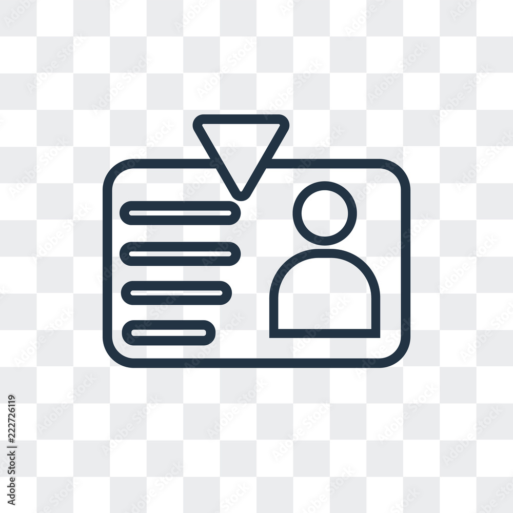 Id Card Icon Vector