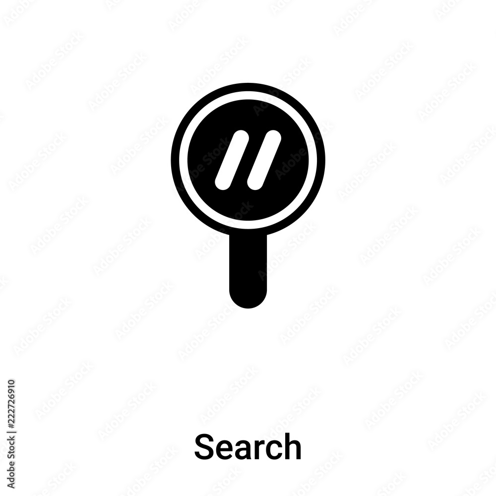 Search icon vector isolated on white background, logo concept of Search sign on transparent background, black filled symbol Search icon vector isolated on white background, logo concept of Search sign on transparent background, black filled symbol