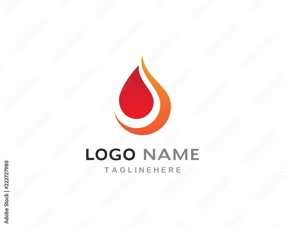 Fire flame Logo Template Fire flame Logo Template