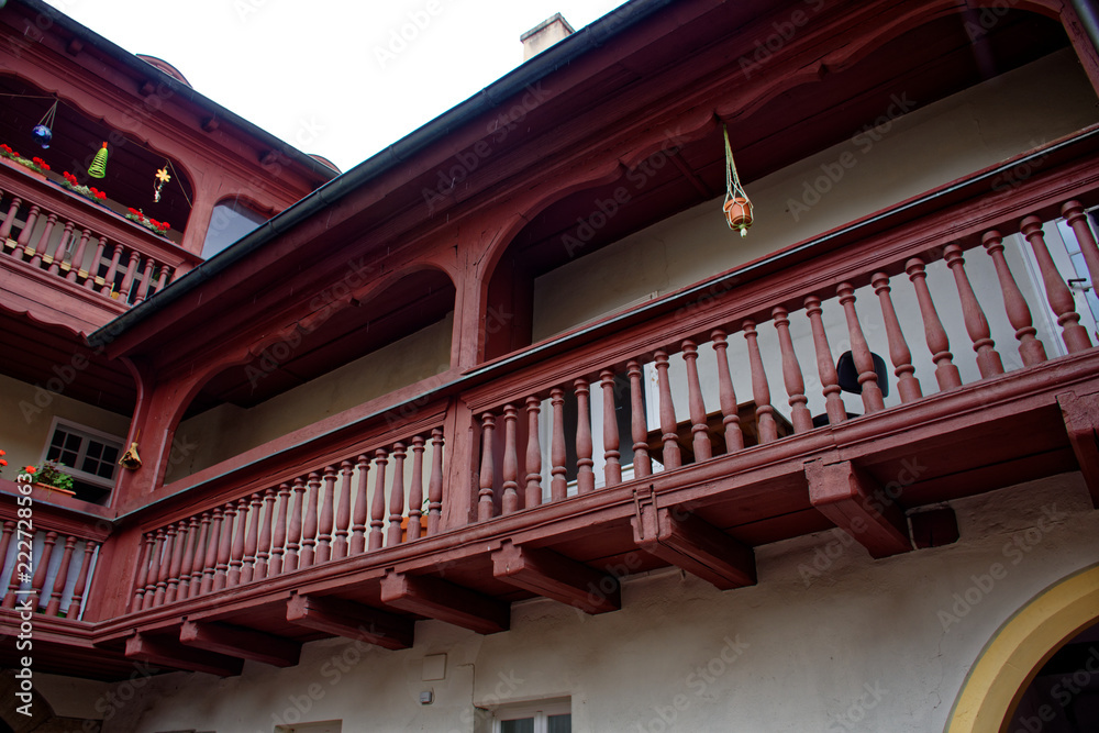 beautiful old architecture of the city of Ansbach beautiful old architecture of the city of Ansbach