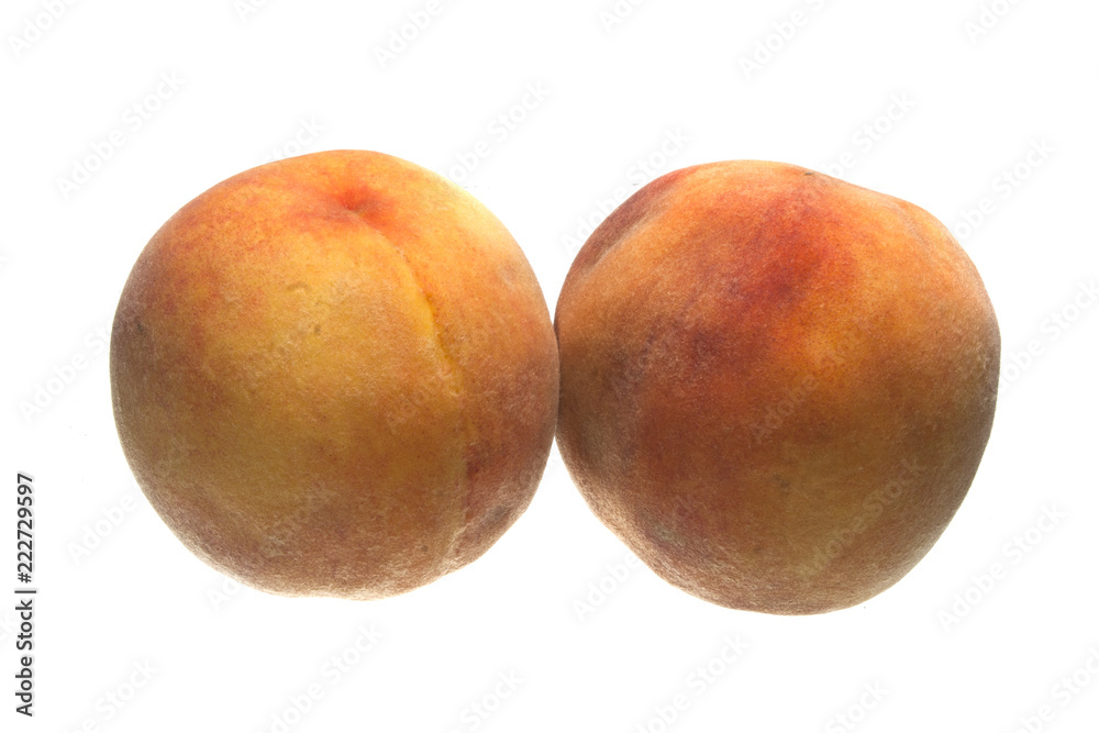 peach isolated on white background peach isolated on white background