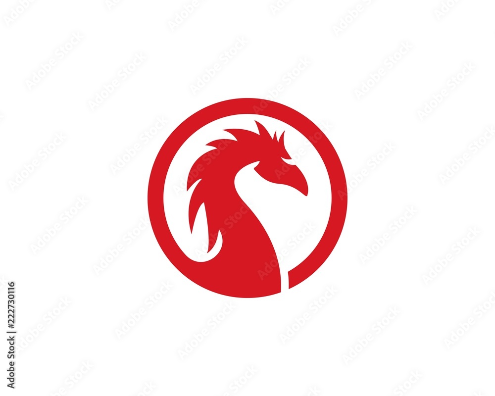Dragon logo template