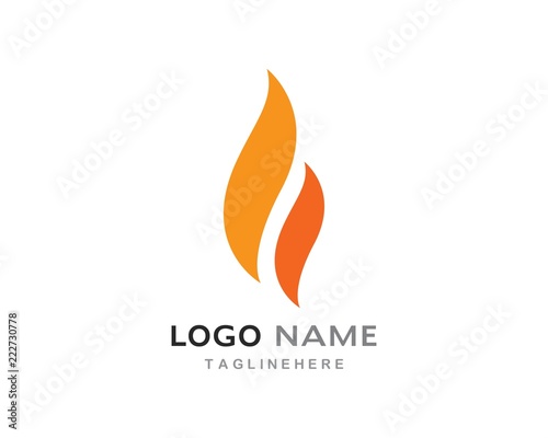 Fire flame Logo Template