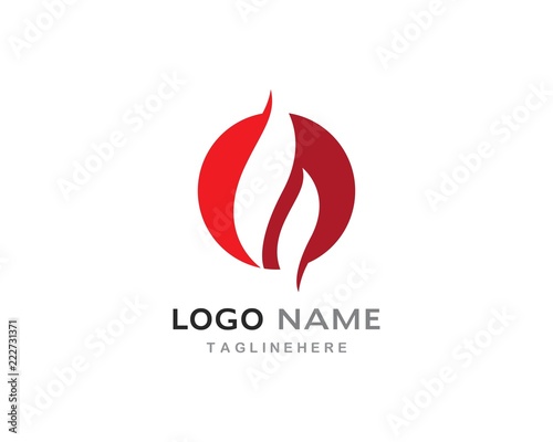 Fire flame Logo Template