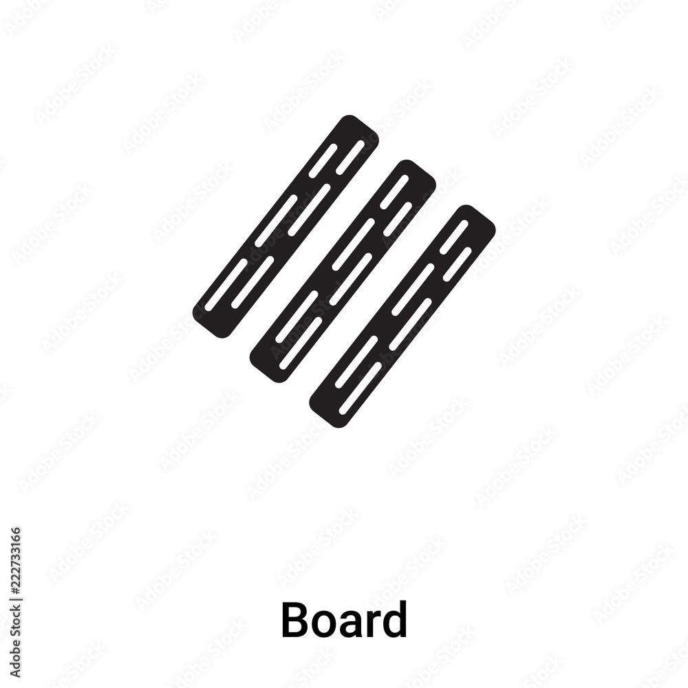 Board icon vector isolated on white background, logo concept of Board sign on transparent background, black filled symbol Board icon vector isolated on white background, logo concept of Board sign on transparent background, black filled symbol