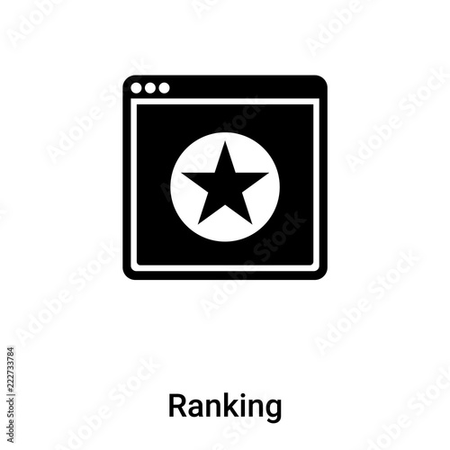 Ranking icon vector isolated on white background, logo concept of Ranking sign on transparent background, black filled symbol Free Download Ranking icon vector isolated on white background, logo concept of Ranking sign on transparent background, black filled symbol - GFXLoad