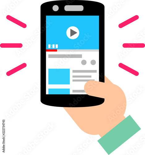 スマートフォンでの動画鑑賞