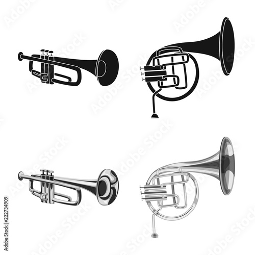 Vector design of music and tune symbol. Collection of music and tool stock symbol for web.