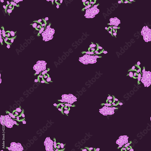 Vector Pattern with Flowers
