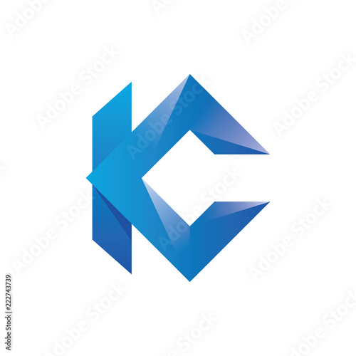 Free Download Letter KC logo - GFXLoad