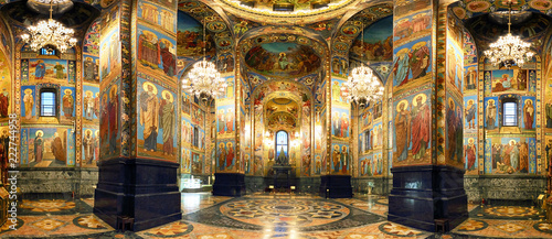 Photo Interior of the Church of the Savior on Spilled Blood in St