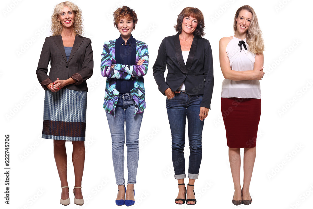 Obraz premium Beautiful group of women