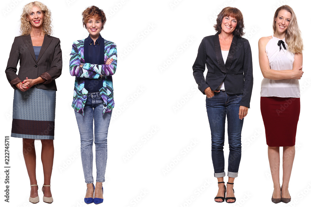 Obraz premium Beautiful group of women