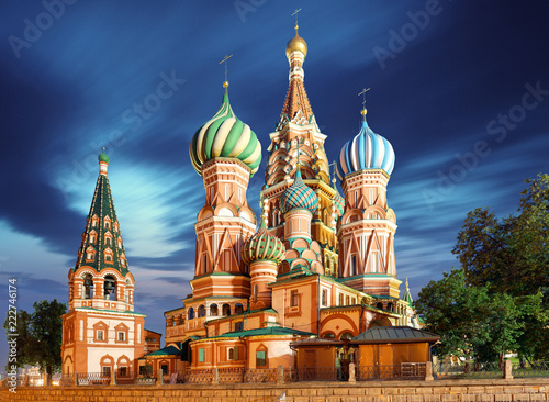 Canvas-taulu Moscow, Russia - Red square view of St