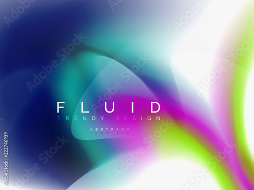Background abstract - liquid colors wave flow